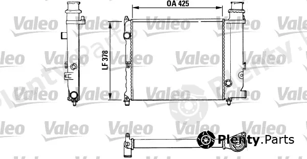 Valeo 883774 — Radiator, engine cooling