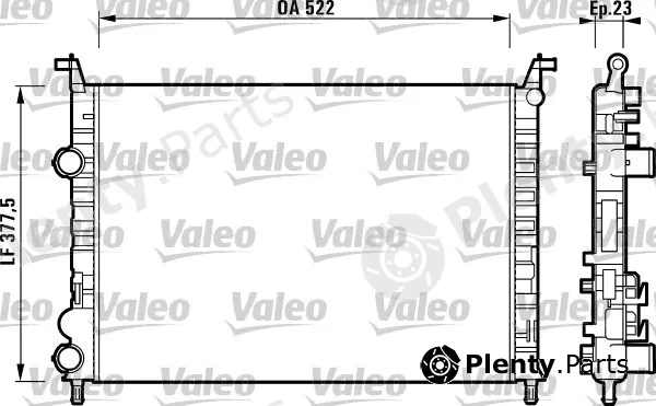 Valeo 732948 — Radiator, engine cooling