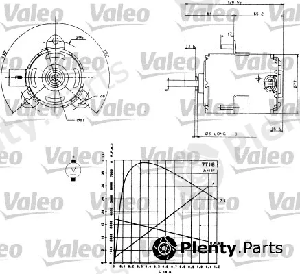 Valeo 698006 — Electric Motor, radiator fan
