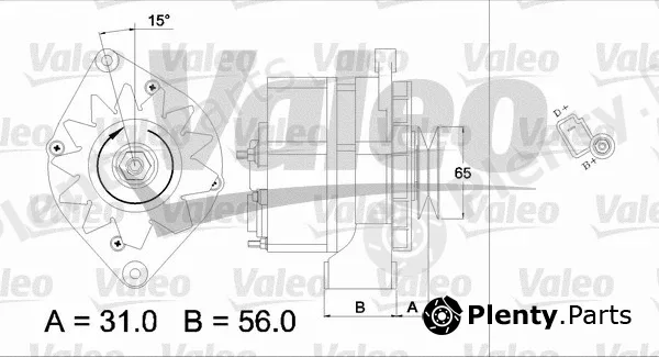 Valeo 436722 — Alternator VALEO RE-GEN REMANUFACTURED
