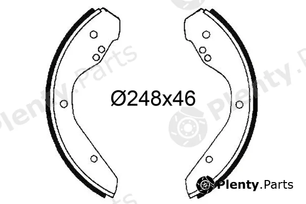 Valeo 564288 — Brake Shoe Set