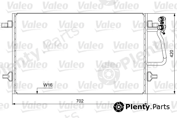 Valeo 814030 — Condenser, air conditioning