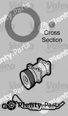 Valeo 509756 — Gasket, coolant pipe