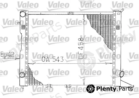 Valeo 730816 — Radiator, engine cooling