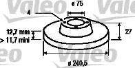 Valeo 186242 — Brake Disc