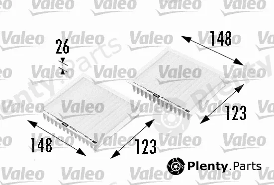 Valeo 698469 — Filter, cabin air VALEO ESSENTIAL