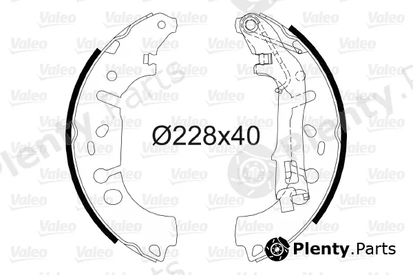 Valeo 564064 — Brake Shoe Set