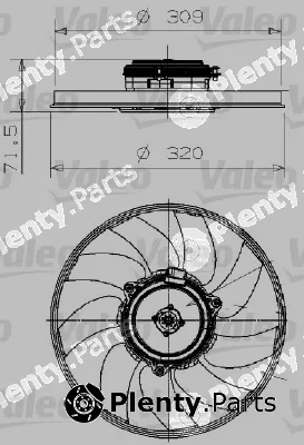 Valeo 696027 — Fan, engine cooling
