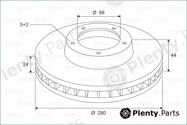 Valeo 297192 — Brake Disc