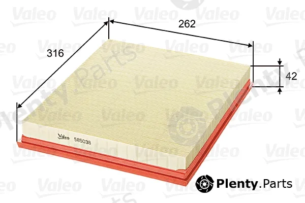 Valeo 585038 — Air Filter