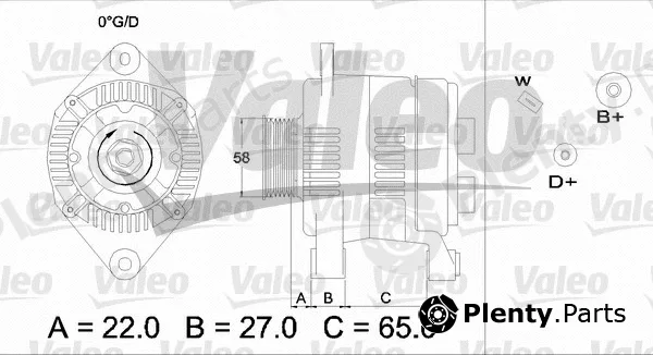 Valeo 436275 — Alternator VALEO RE-GEN REMANUFACTURED