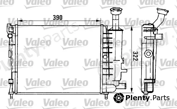 Valeo 961149 — Radiator, engine cooling