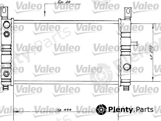 Valeo 730559 — Radiator, engine cooling