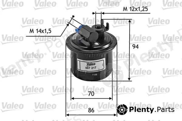 Valeo 587217 — Fuel Filter