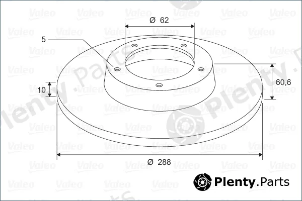 Valeo 197711 — Brake Disc