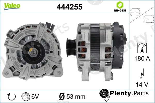 Valeo 444255 — Alternator VALEO RE-GEN REMANUFACTURED