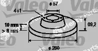 Valeo 186490 — Brake Disc