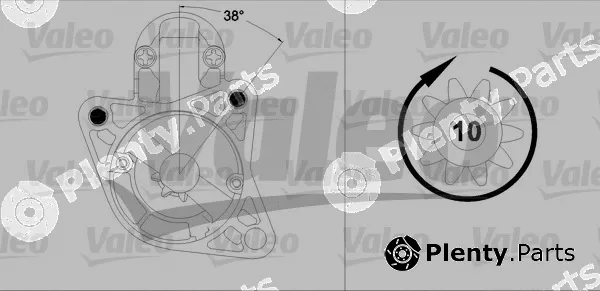 Valeo 458207 — Starter VALEO RE-GEN REMANUFACTURED
