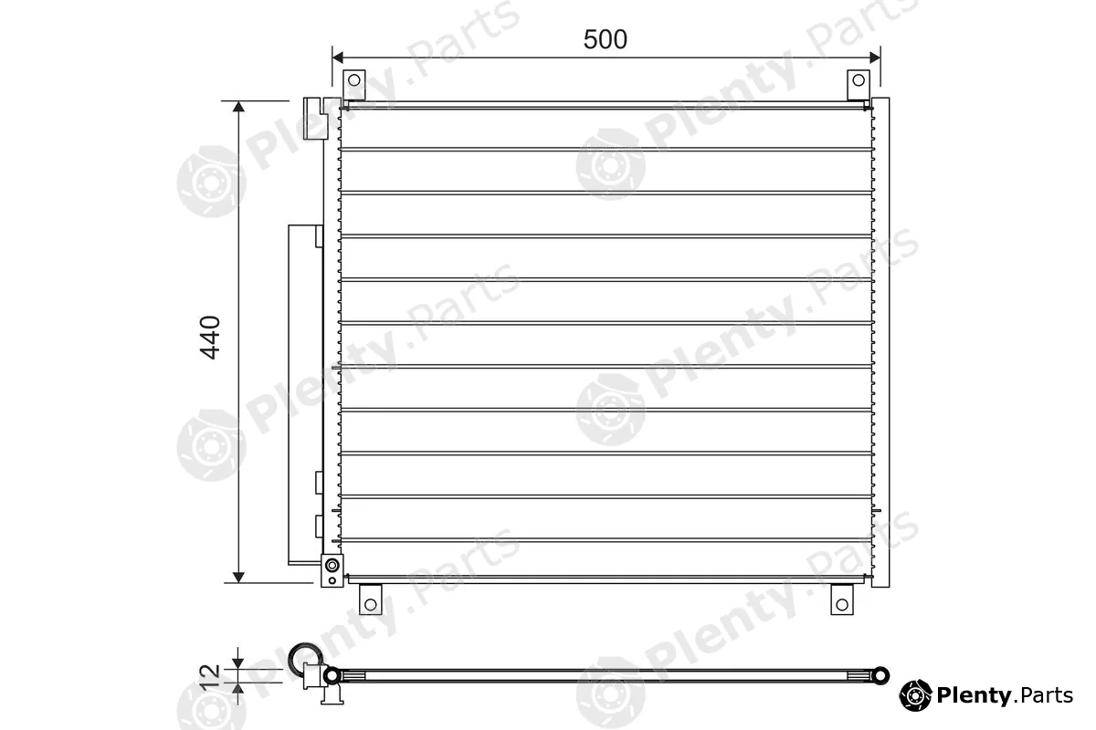 Valeo 822655 — Condenser, air conditioning
