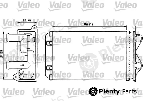 Valeo 812013 — Heat Exchanger, interior heating