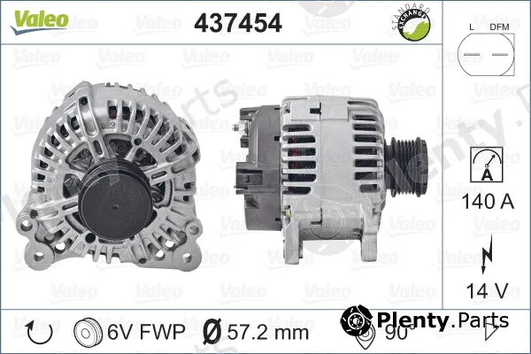 Valeo 437454 — Alternator VALEO RE-GEN REMANUFACTURED