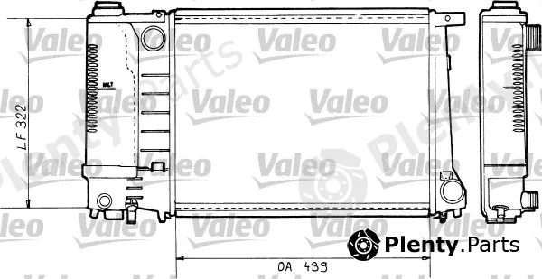 Valeo 730365 — Radiator, engine cooling