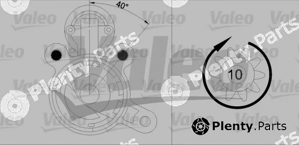Valeo 455890 — Starter VALEO RE-GEN REMANUFACTURED