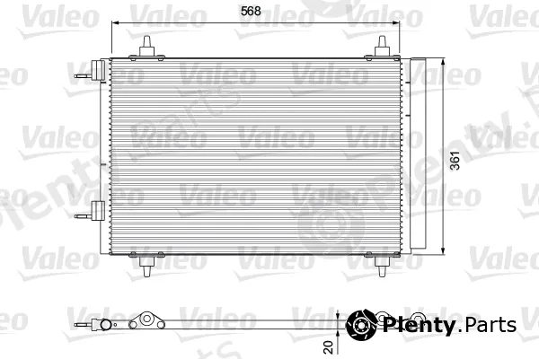 Valeo 818171 — Condenser, air conditioning