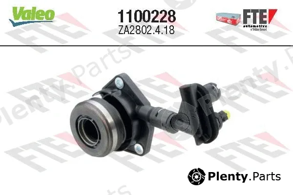 Valeo 1100228 — Central Slave Cylinder, clutch FTE CLUTCH ACTUATION