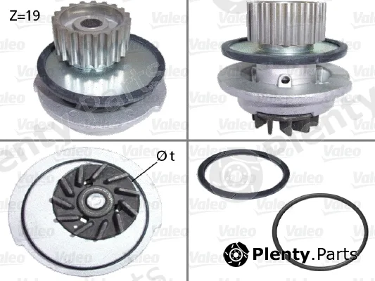 Valeo 506648 — Water Pump, engine cooling