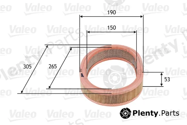 Valeo 585627 — Air Filter
