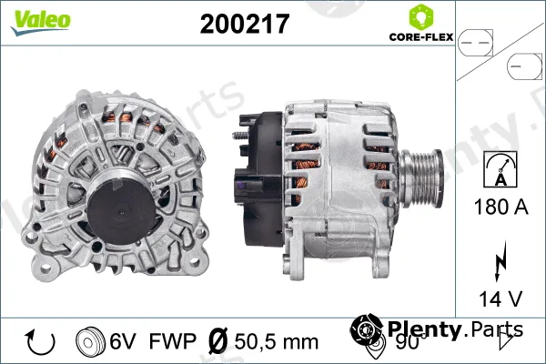 Valeo 200217 — Alternator VALEO CORE-FLEX