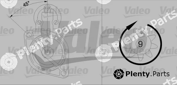 Valeo 455677 — Starter VALEO RE-GEN REMANUFACTURED