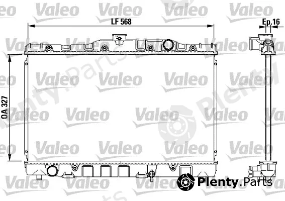 Valeo 730468 — Radiator, engine cooling