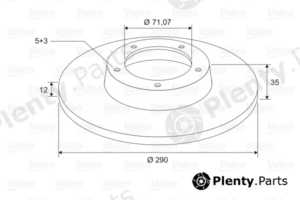 Valeo 197582 — Brake Disc