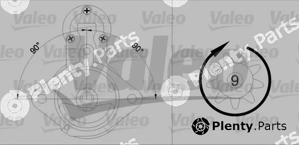 Valeo 436040 — Starter VALEO RE-GEN REMANUFACTURED