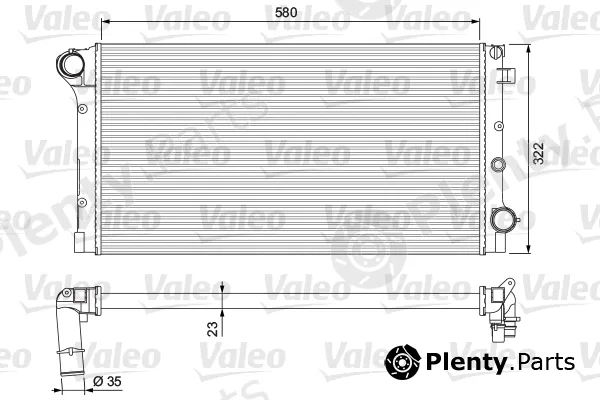 Valeo 234924 — Radiator, engine cooling VALEO CLASSIC