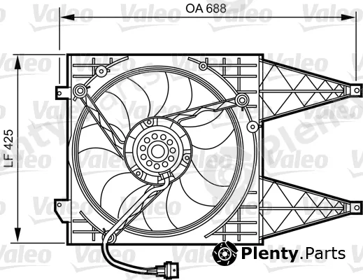 Valeo 696374 — Fan, engine cooling