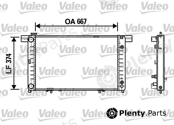 Valeo 732454 — Radiator, engine cooling