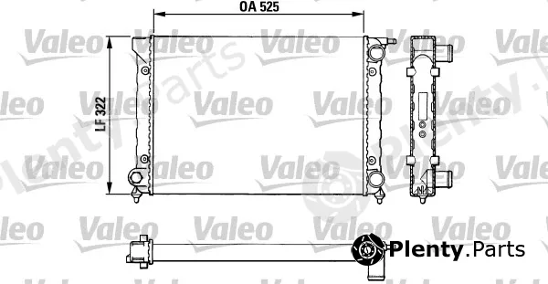 Valeo 883727 — Radiator, engine cooling