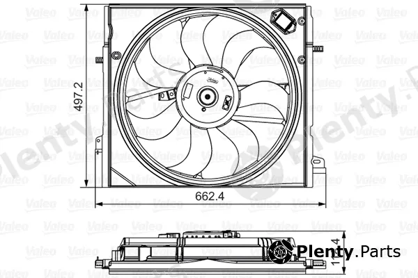 Valeo 696583 — Fan, engine cooling
