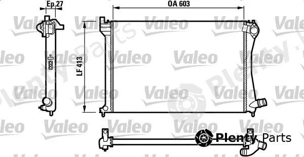 Valeo 732618 — Radiator, engine cooling