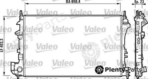 Valeo 732879 — Radiator, engine cooling