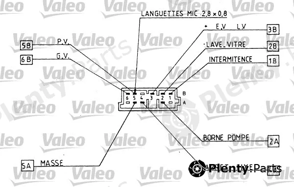 Valeo 251286 — Steering Column Switch