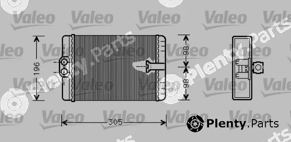 Valeo 812366 — Heat Exchanger, interior heating
