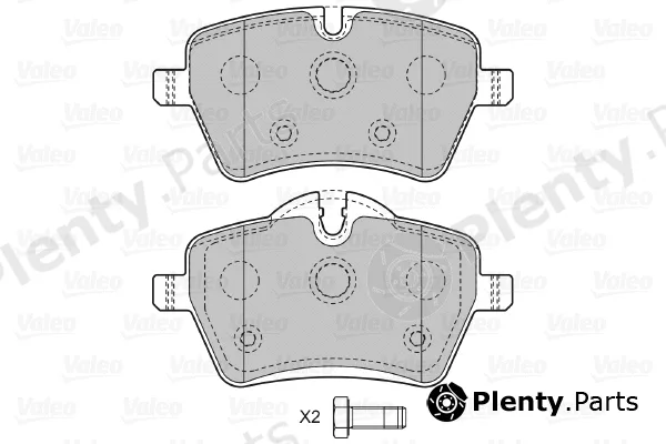 Valeo 598925 — Brake Pad Set, disc brake