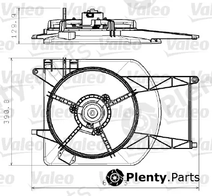Valeo 698766 — Fan, engine cooling