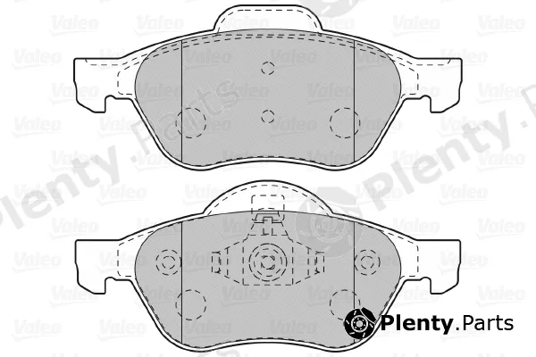 Valeo 601012 — Brake Pad Set, disc brake