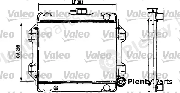 Valeo 730457 — Radiator, engine cooling