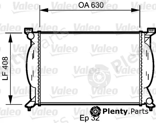 Valeo 734418 — Radiator, engine cooling
